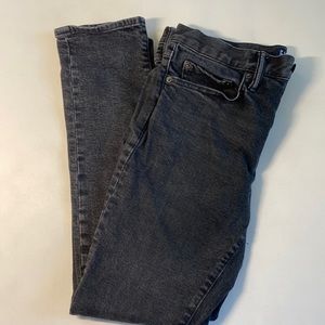 GAP slim taper black jeans 29x30